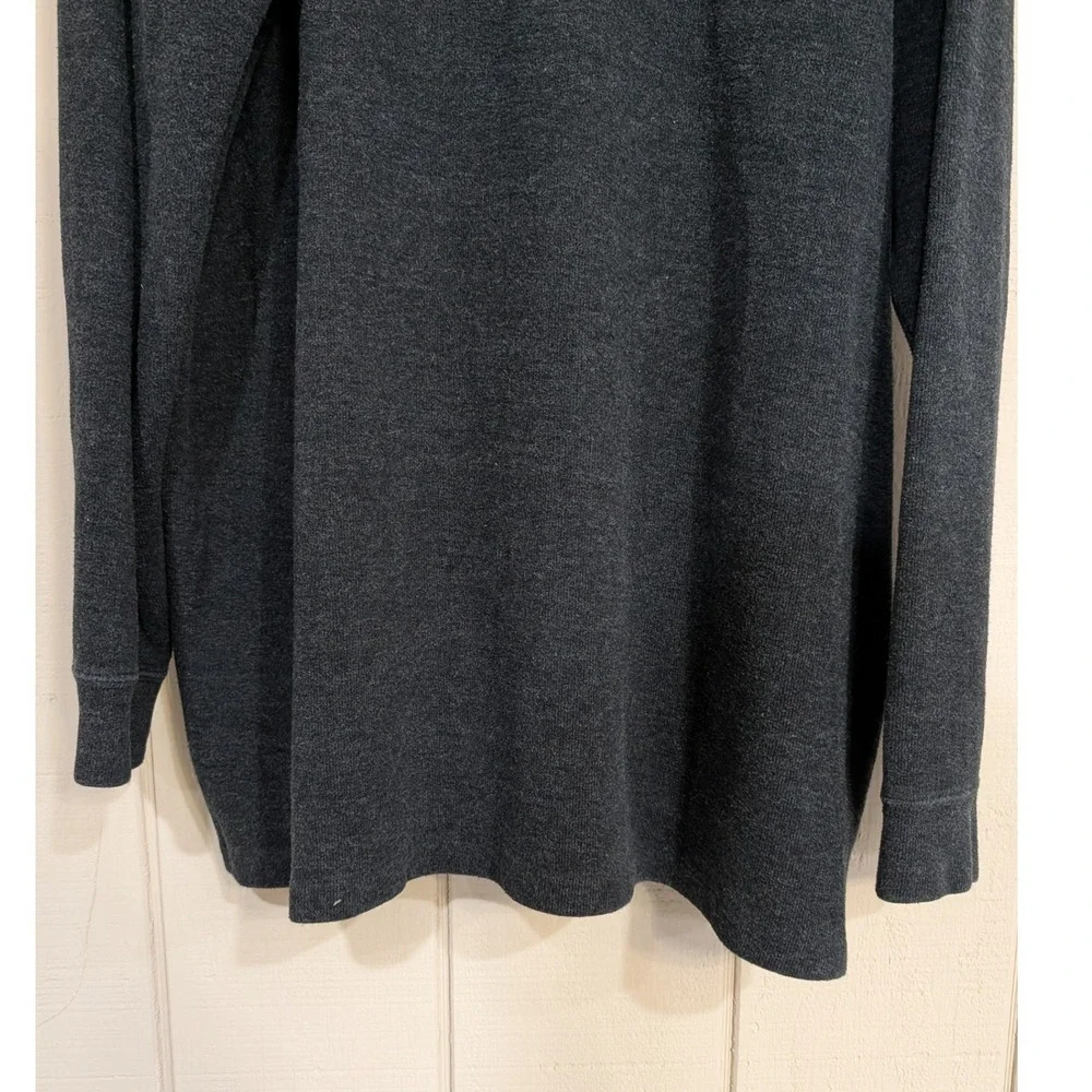 Polo Ralph Lauren‎ Charcoal Quarter Zip Cotton Pullover Men's 2XLT